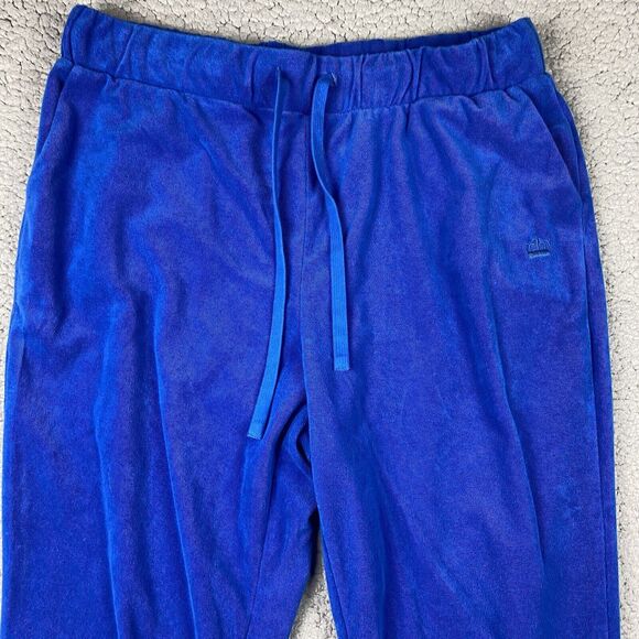 JUICY COUTURE Terry Cloth Track Pants Jogger track Jumpsuit Pant Blue Splash XXL - Picture 2 of 13